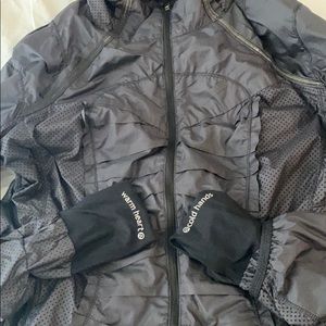 Grey Lululemon light running jacket
